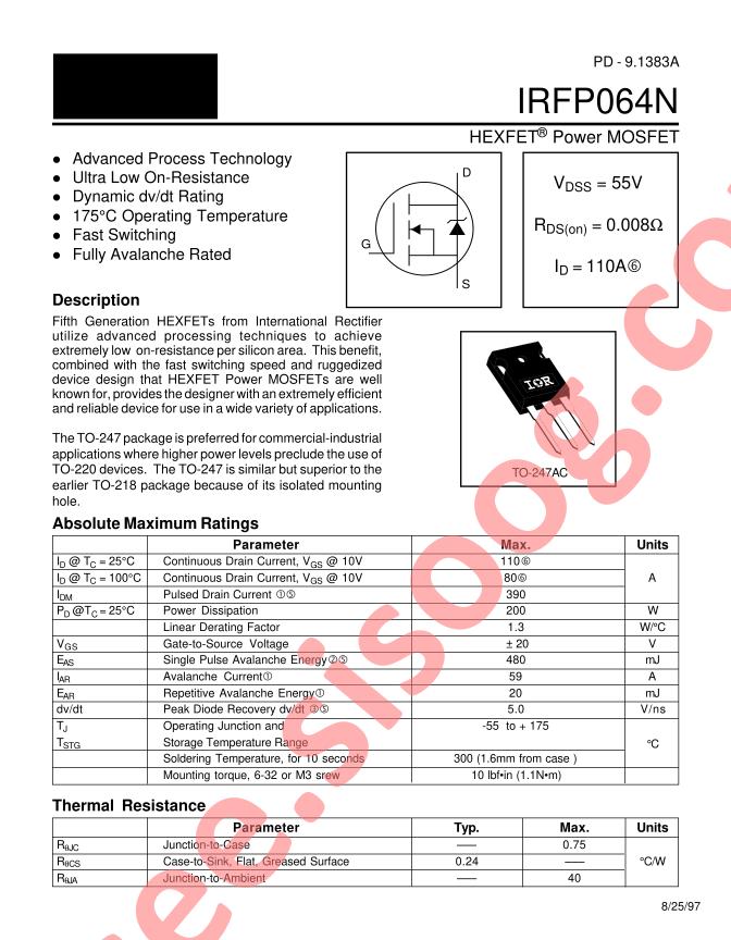 IRFP064N