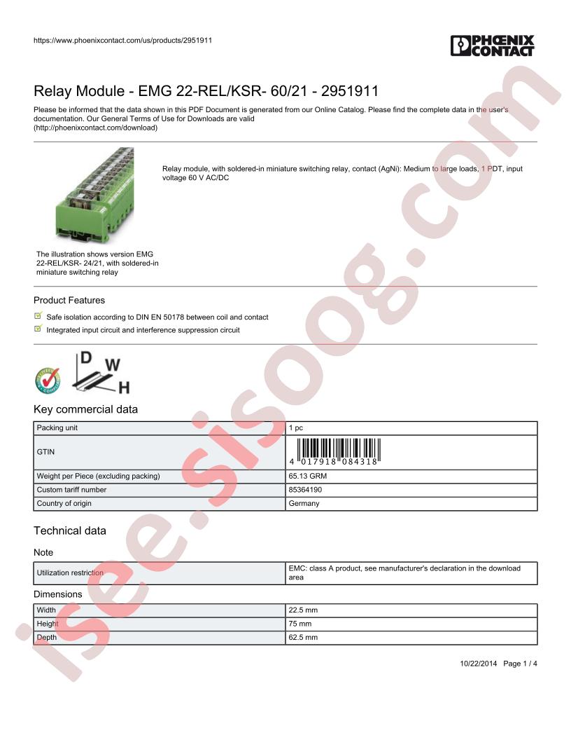 EMG22-KSR-60