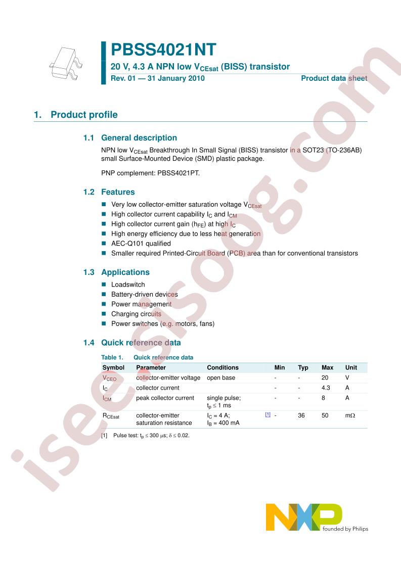 PBSS4021NT