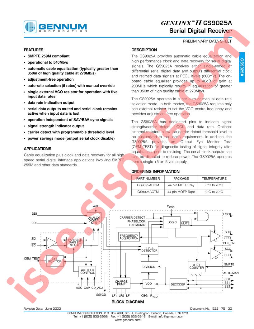 GS9025A