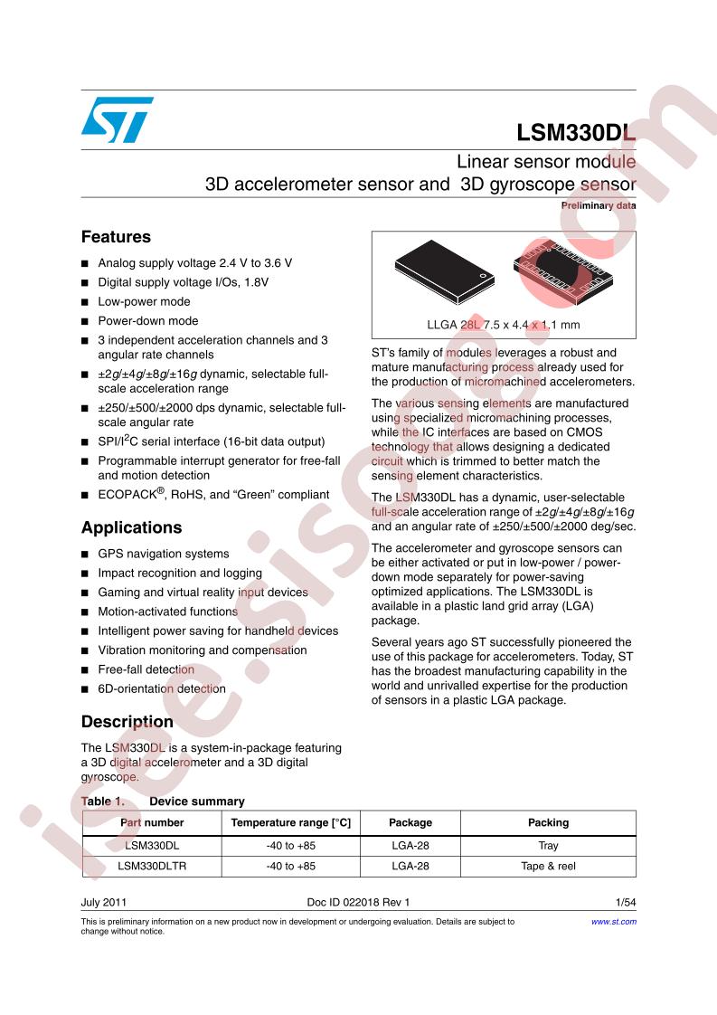 LSM330DL