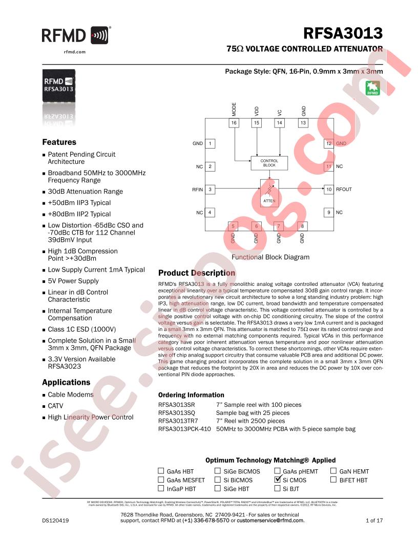 RFSA3013SR