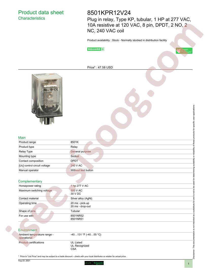 8501KPR12V24
