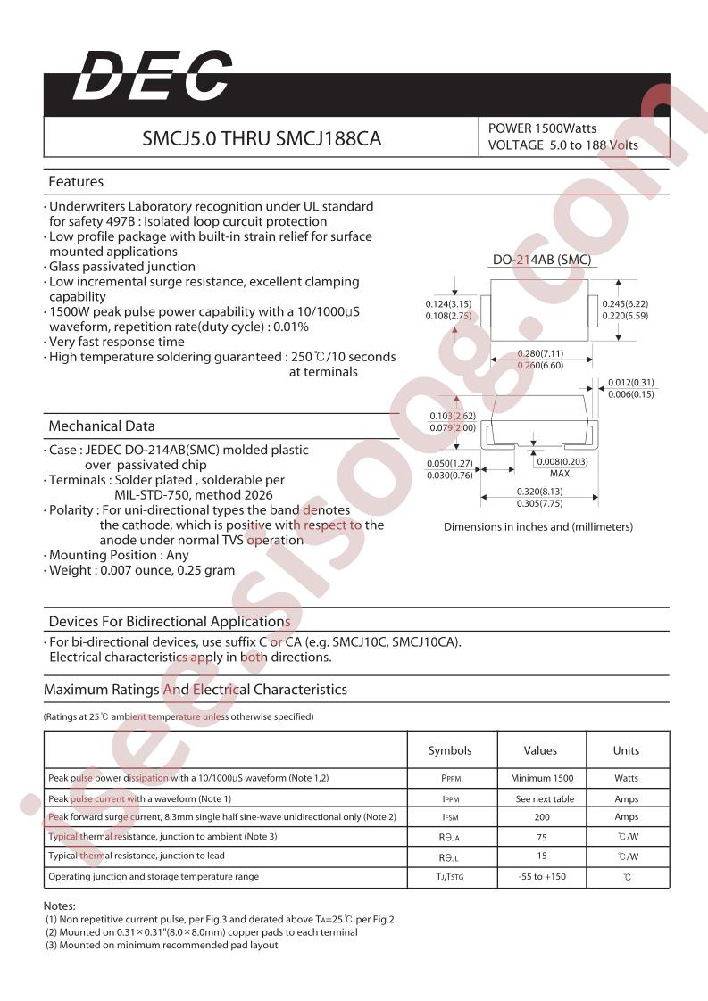 SMCJ170A