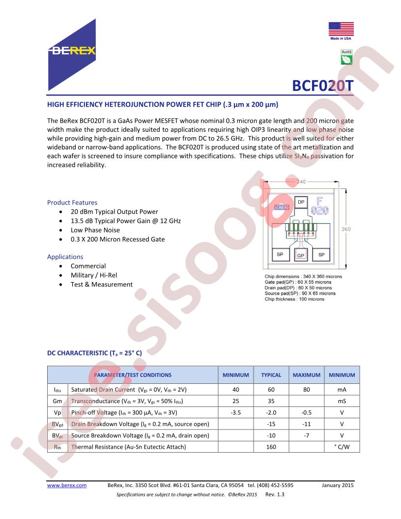 BCF020T
