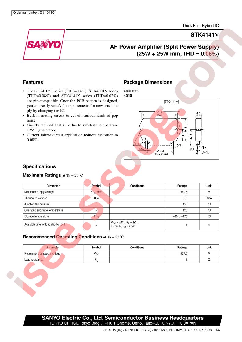STK4141V