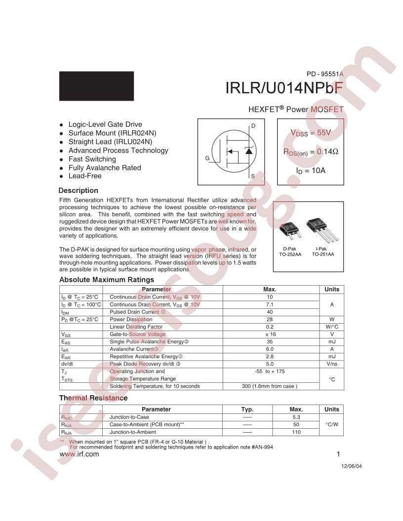 IRLR014NPBF
