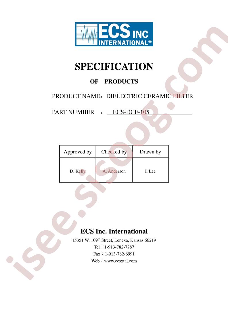 ECS-DCF-105