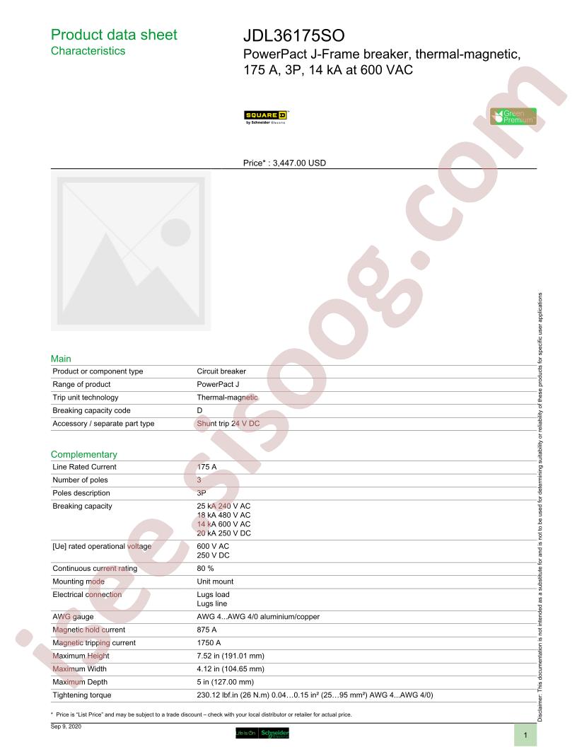 JDL36175SO