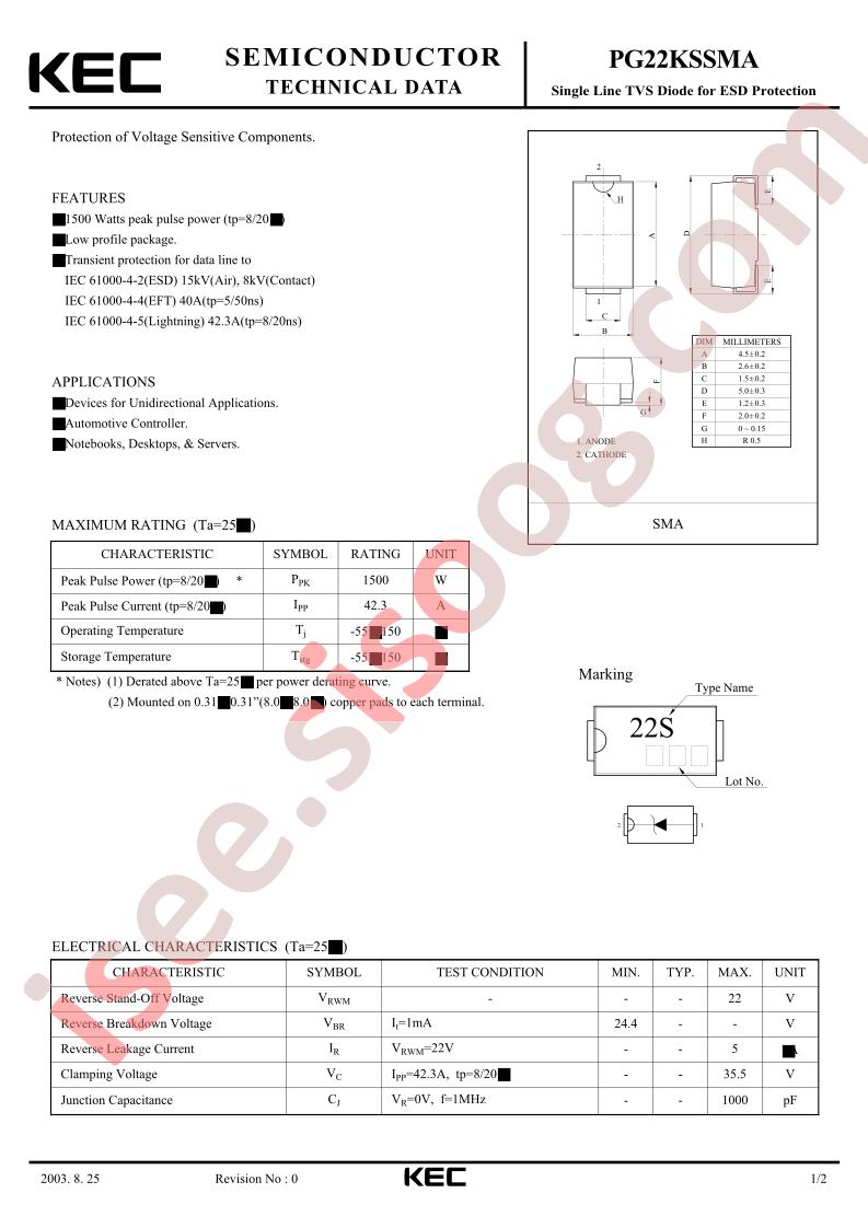 PG22KSSMA
