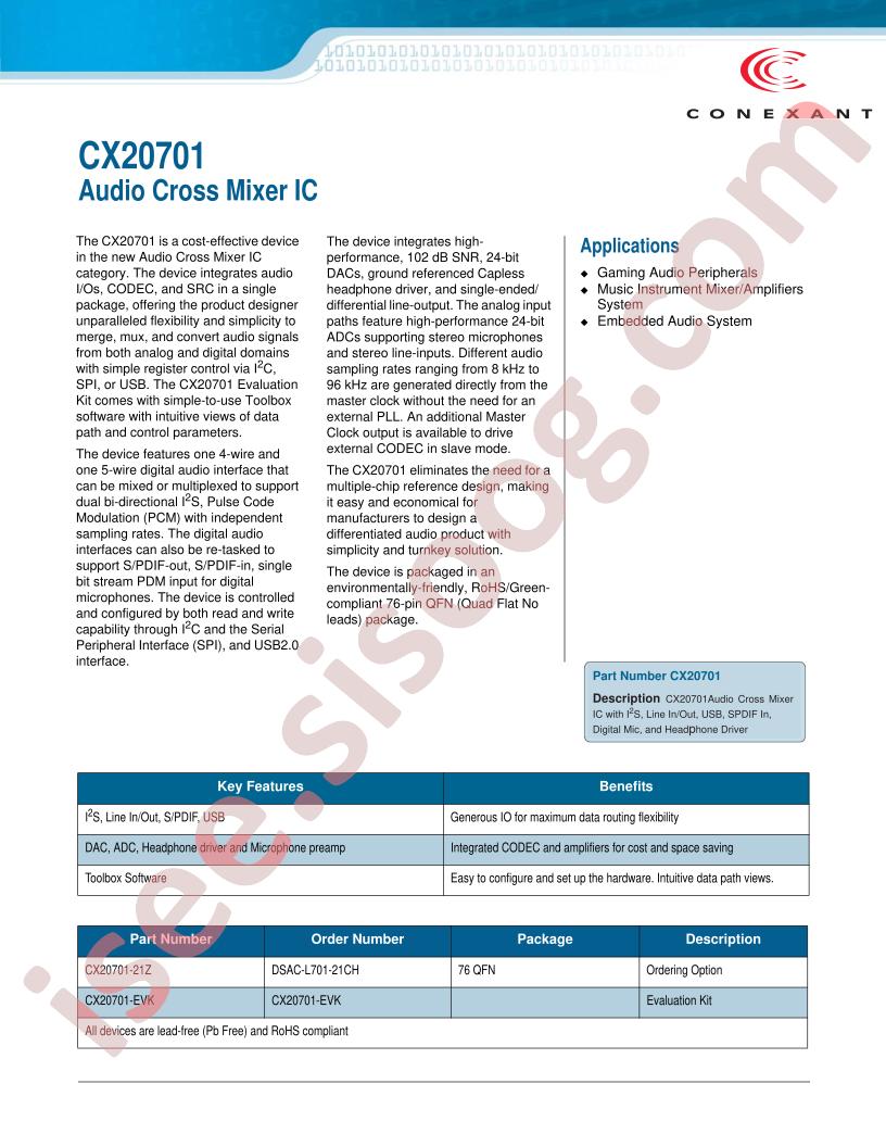 CX20701