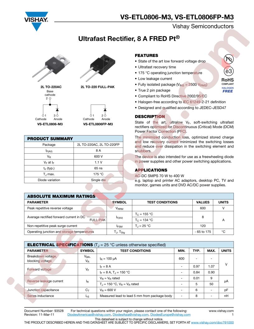 VS-ETL0806FP-M3