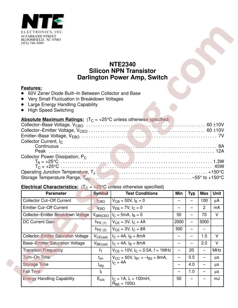 NTE2340