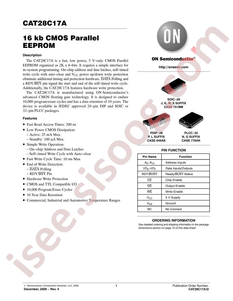 CAT28C17AGI-20T