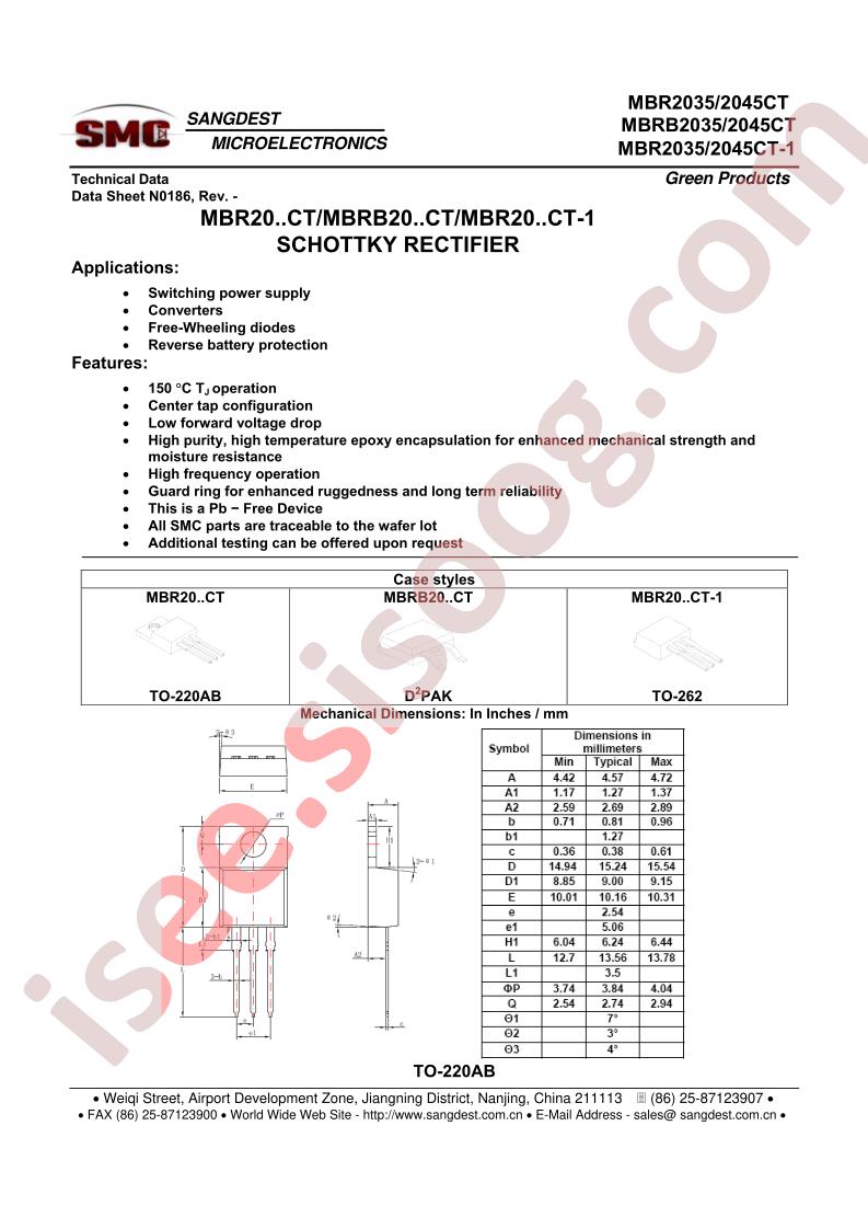 MBRB2035CT