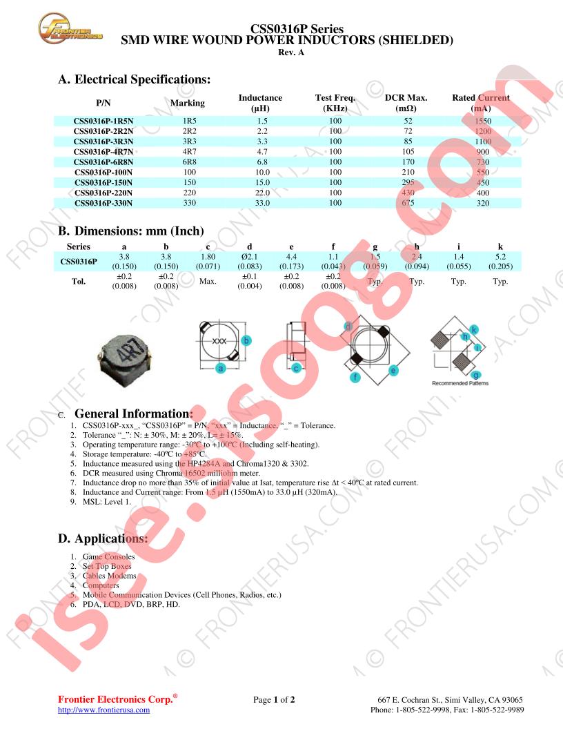 CSS0316P-6R8N