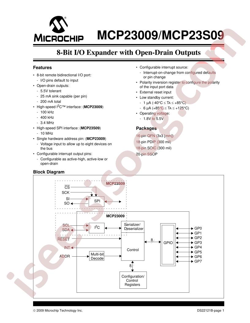 MCP23009EP