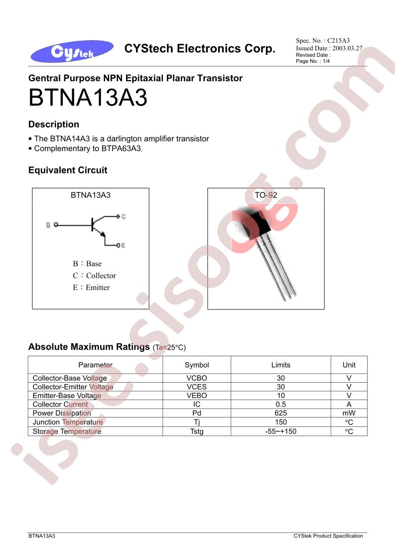 BTNA13A3