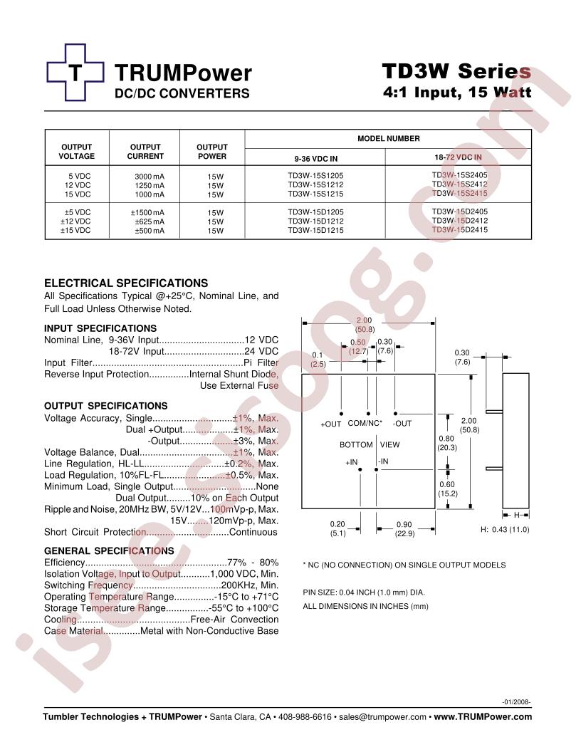 TD3W-15S2405