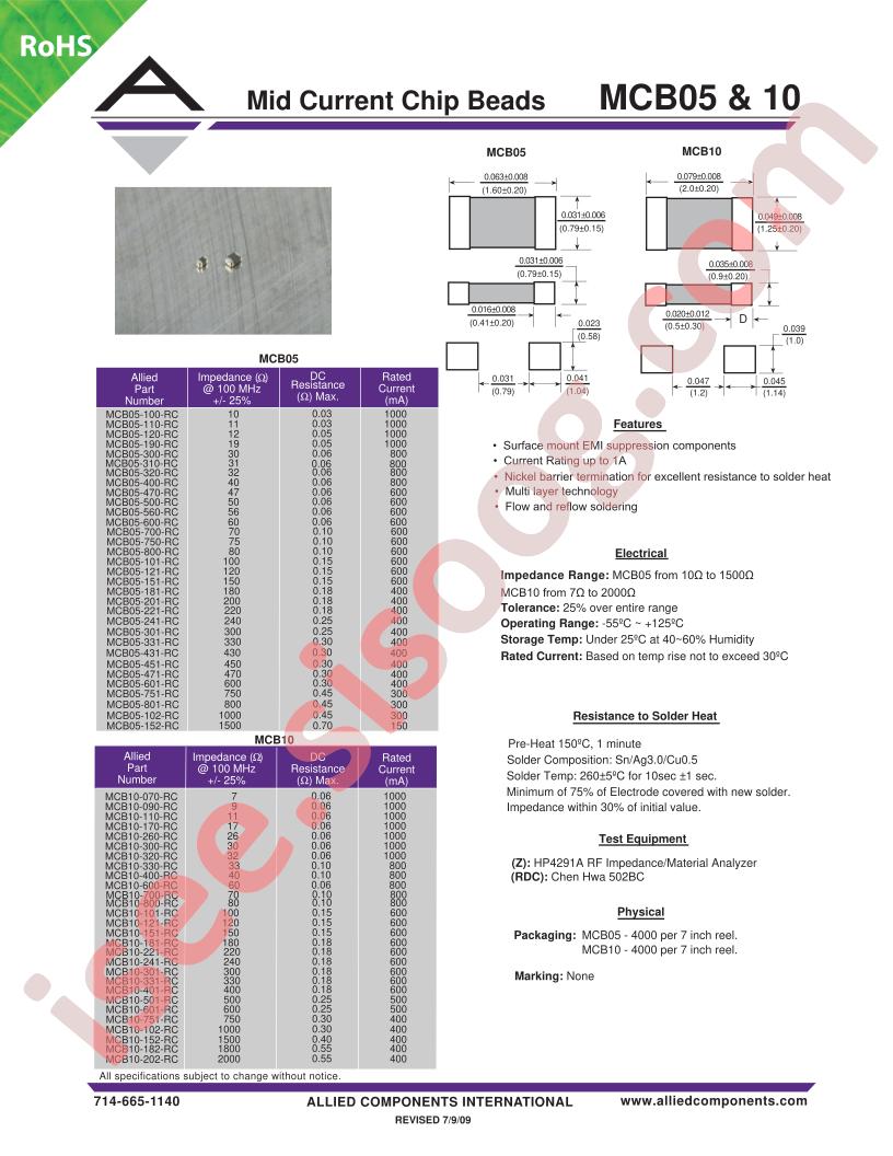 MCB10-700-RC