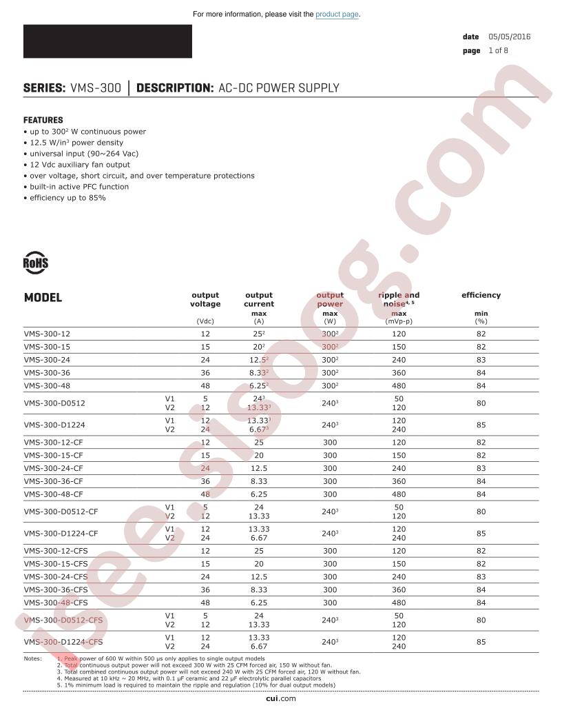 VMS-300-48-CF