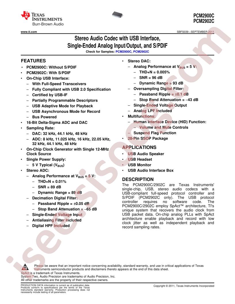 PCM2900CDBR