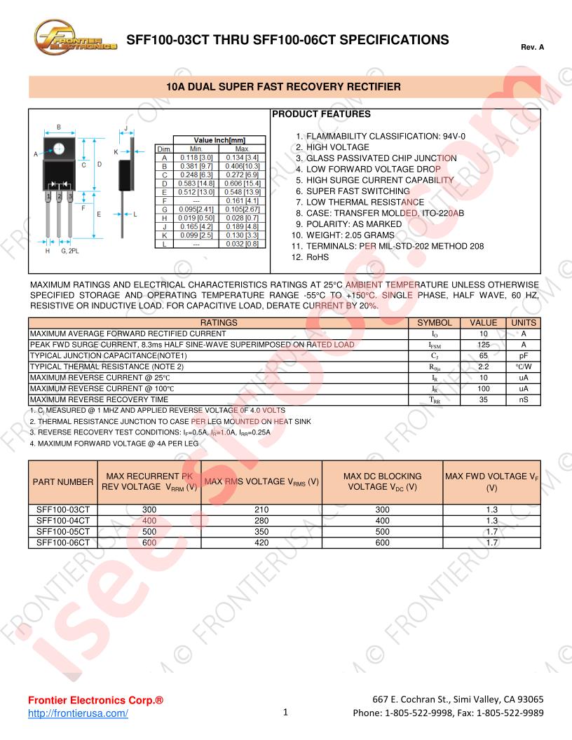 SFF100-05CT