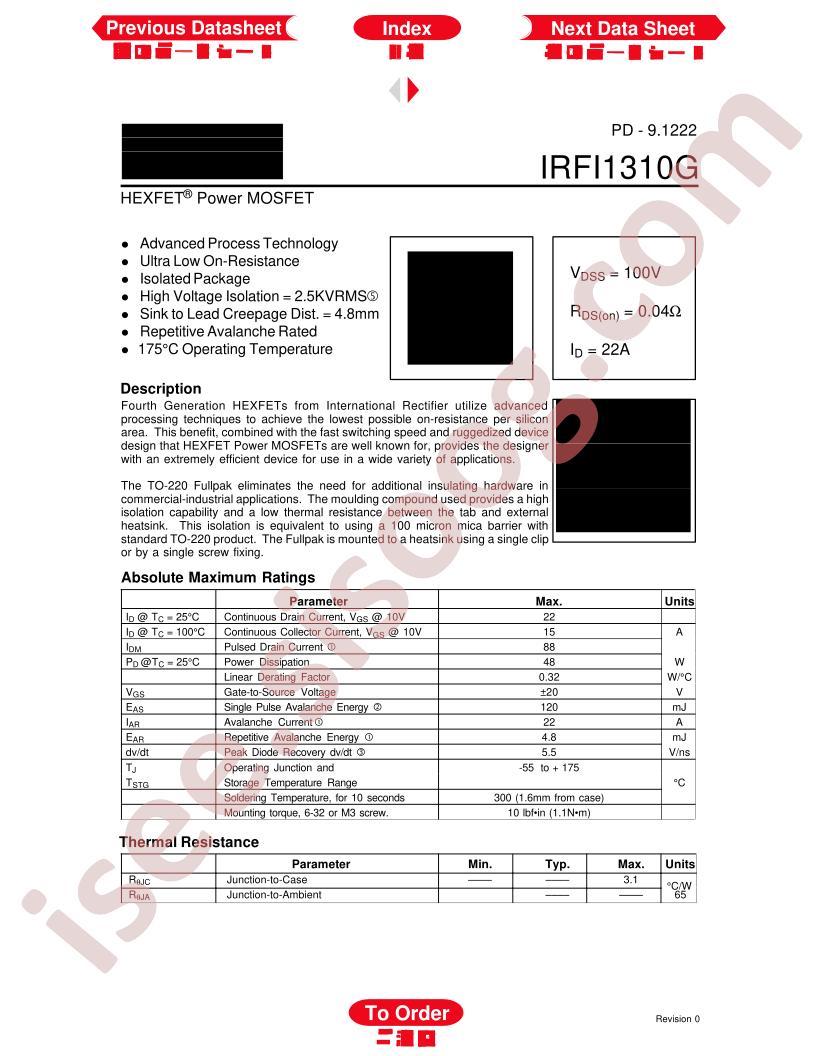 IRFI1310G