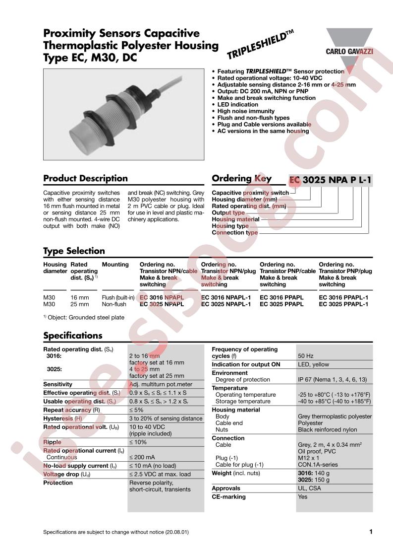 EC3025PPAPL-1