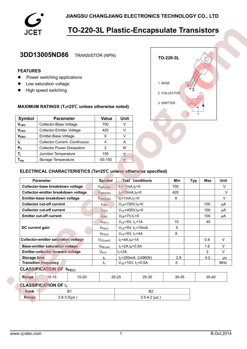 3DD13005ND86