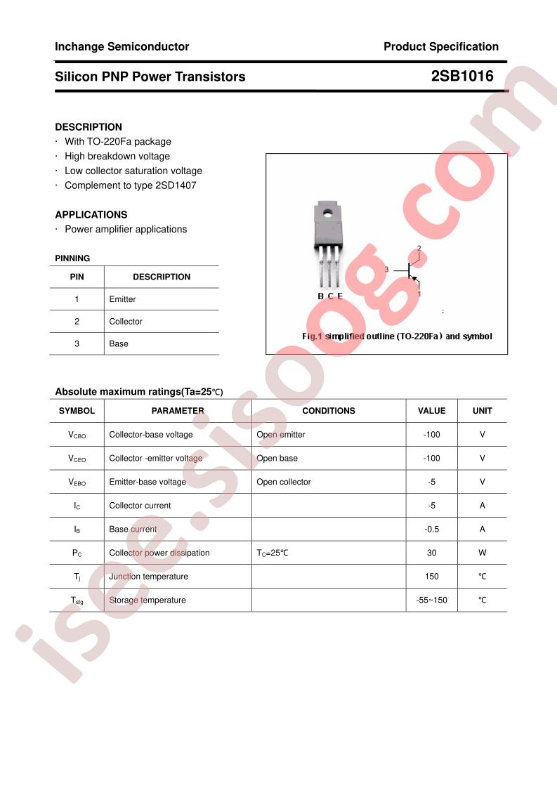 2SB1016