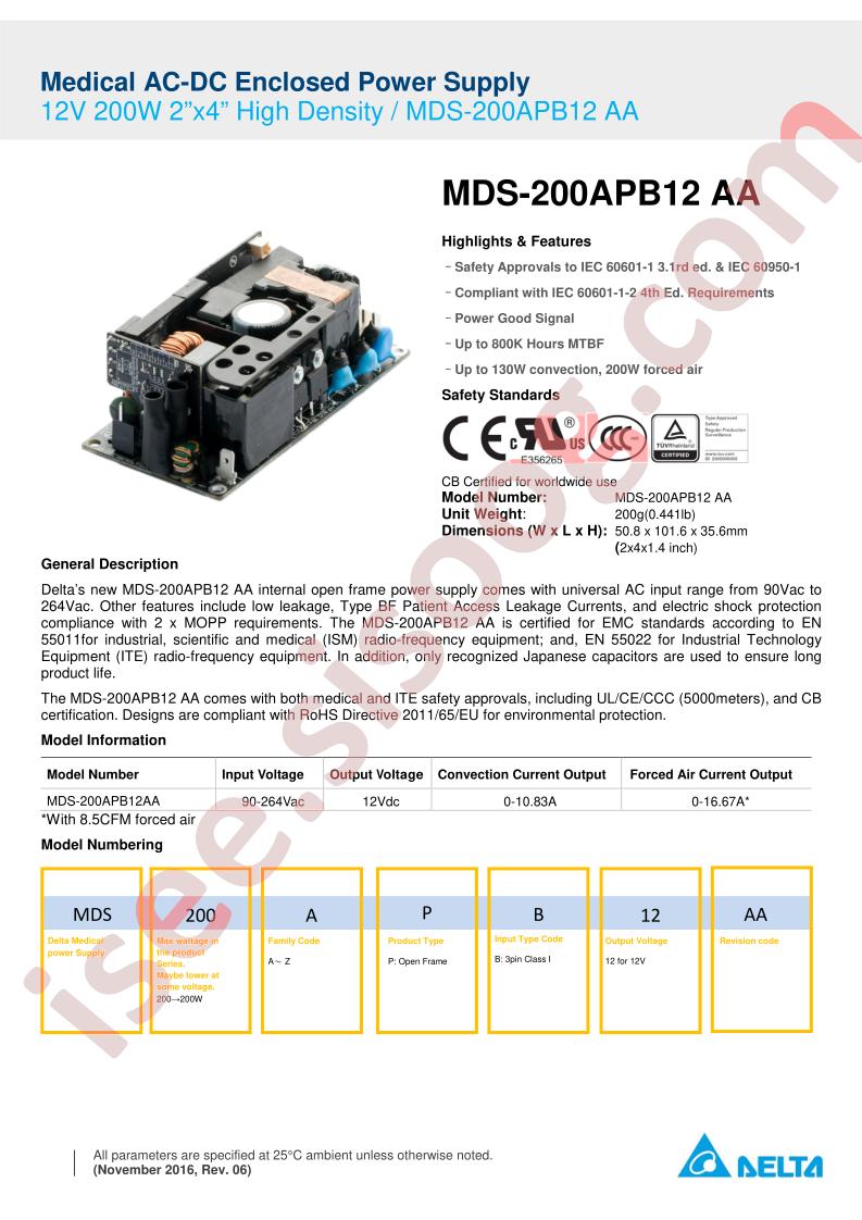 MDS-200APB12AA