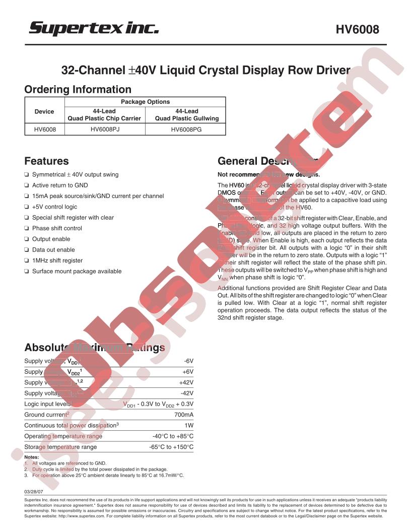 HV6008PG