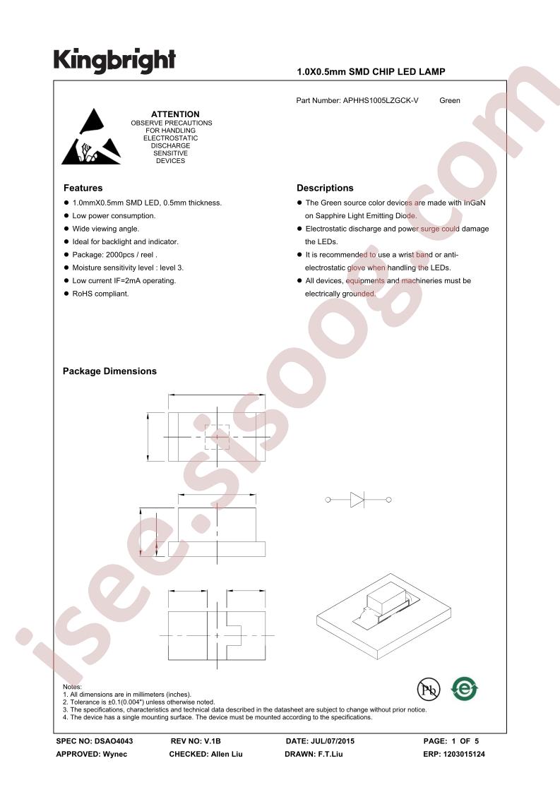 APHHS1005LZGCK-V