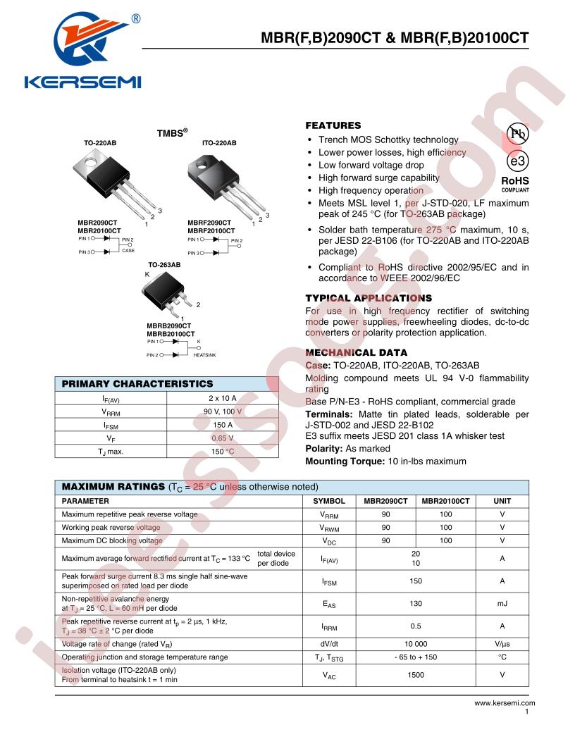 MBRF20100CT-E3