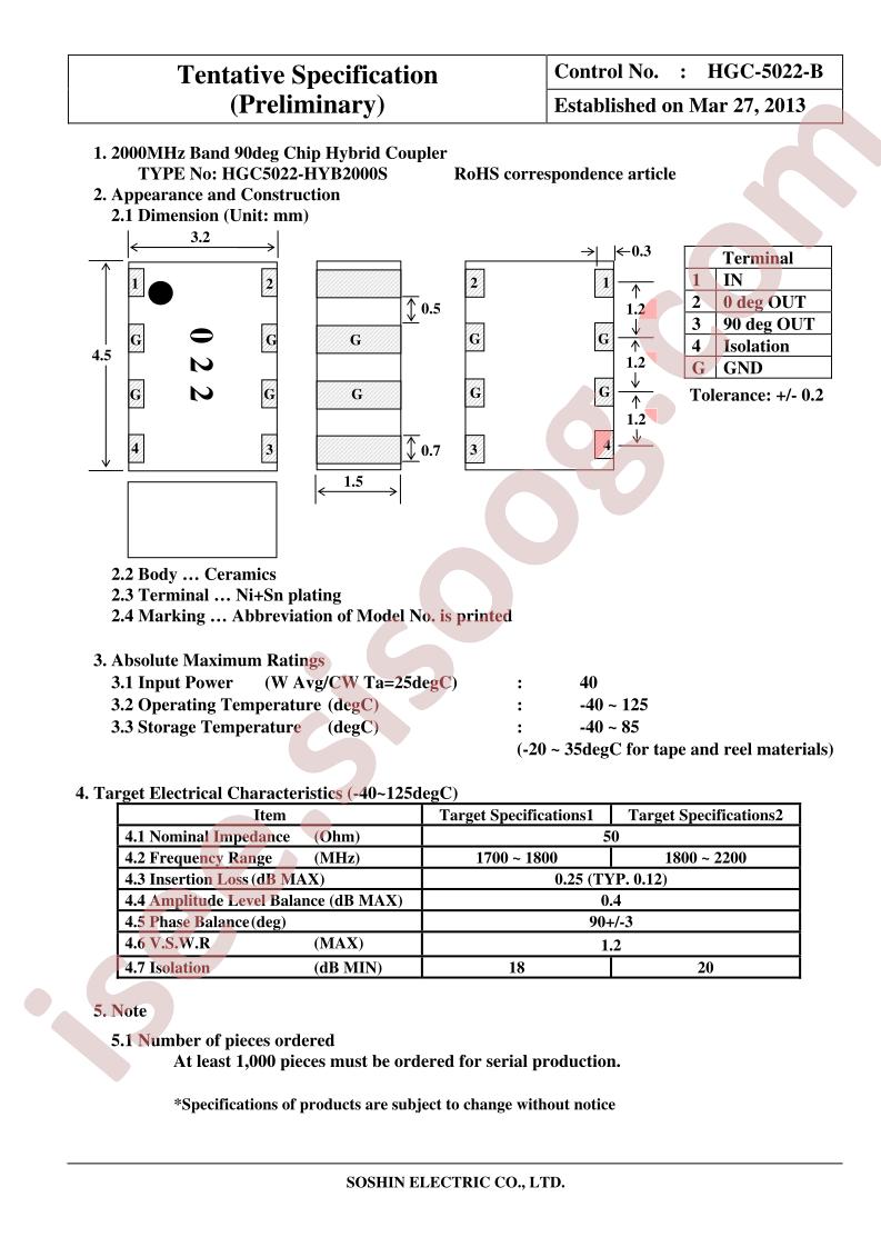 HGC5022-HYB2000S