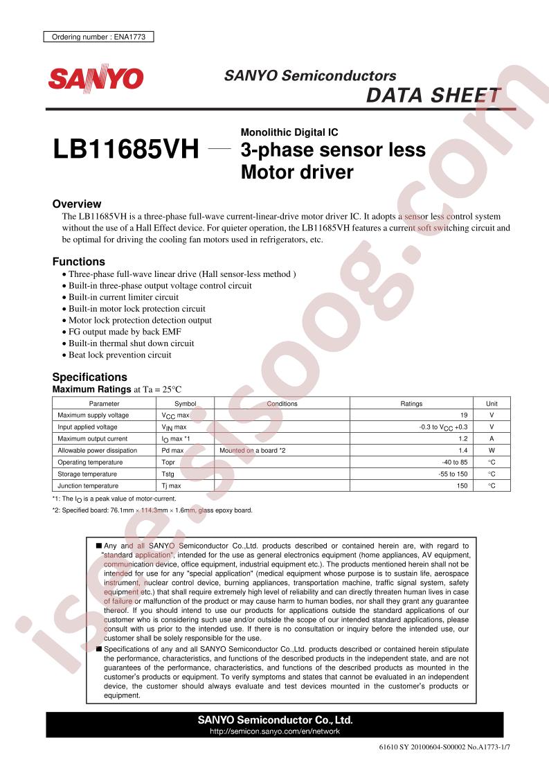 LB11685VH