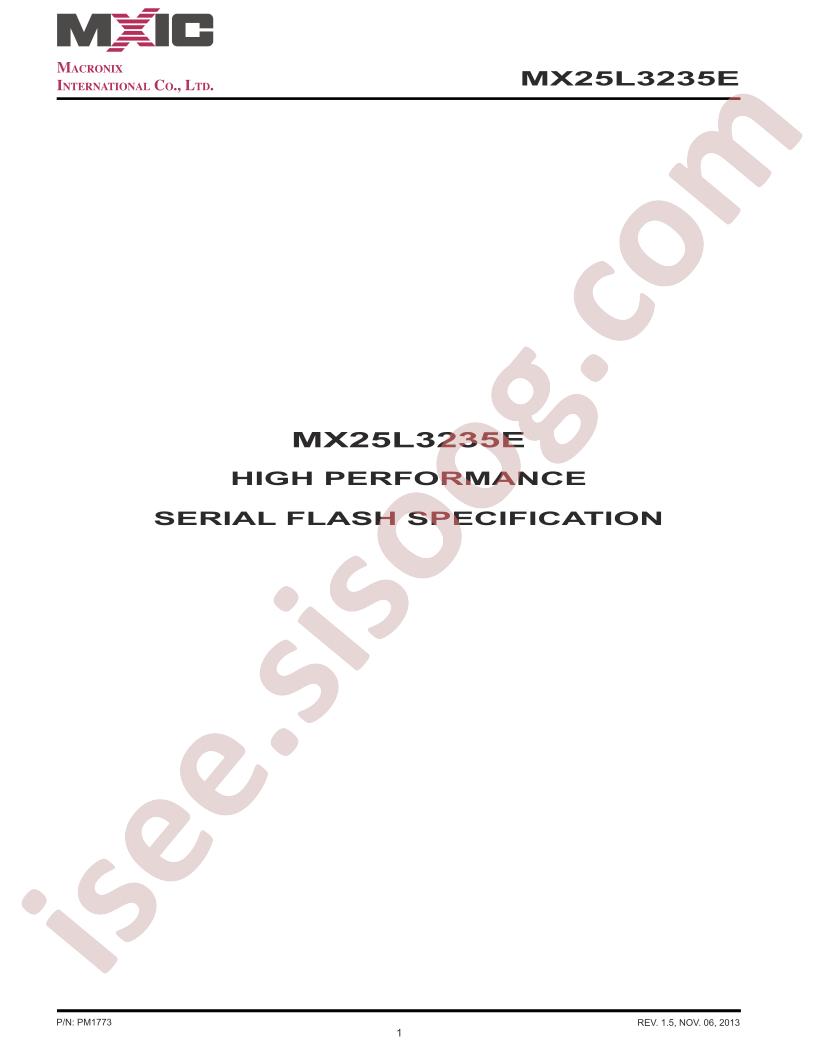MX25L3235E