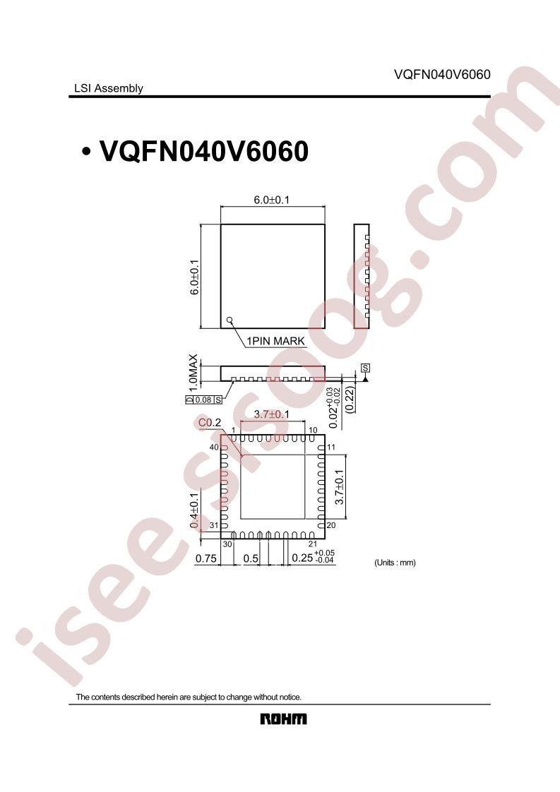 VQFN040V6060