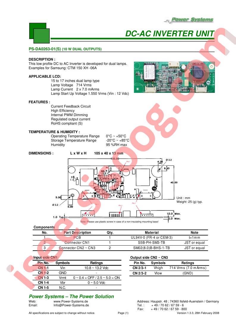 PS-DA0263-01