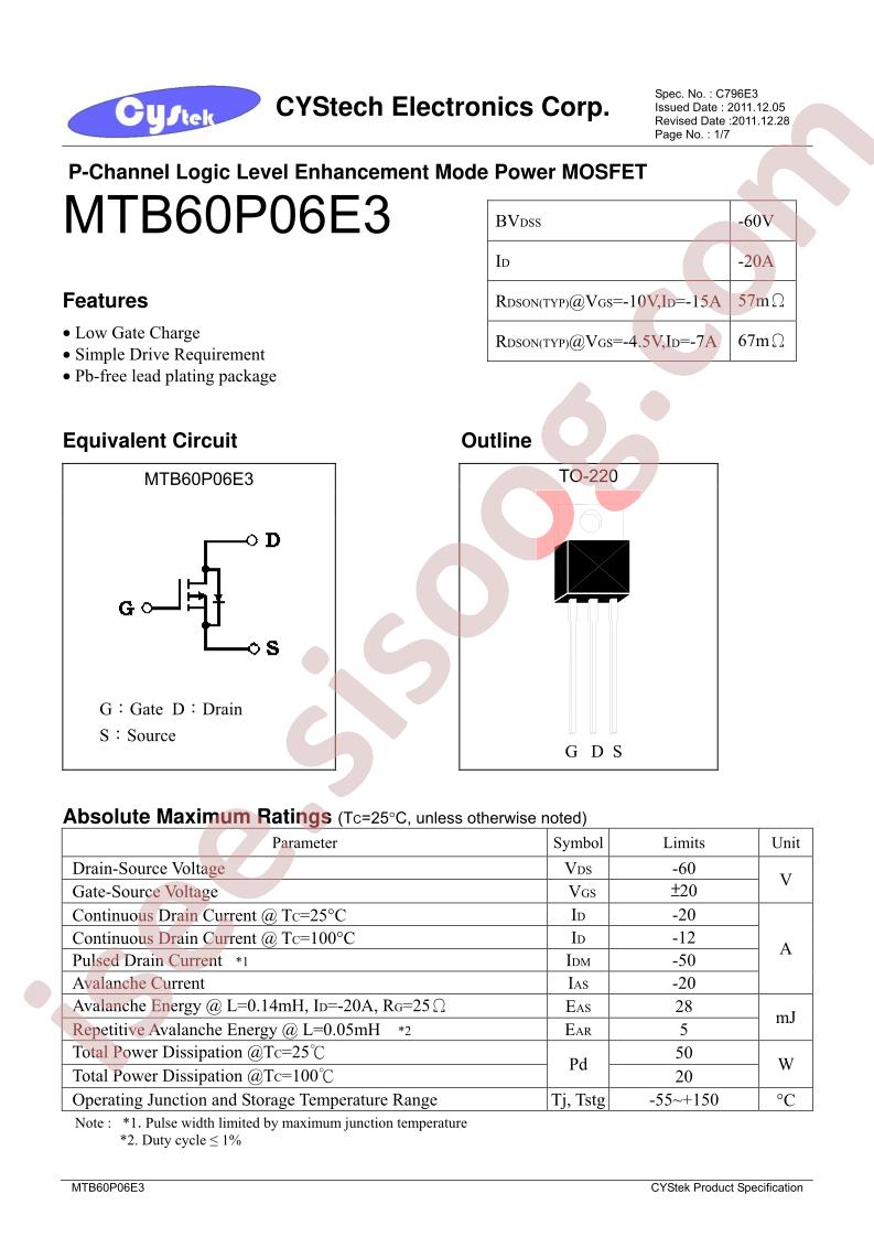 MTB60P06E3