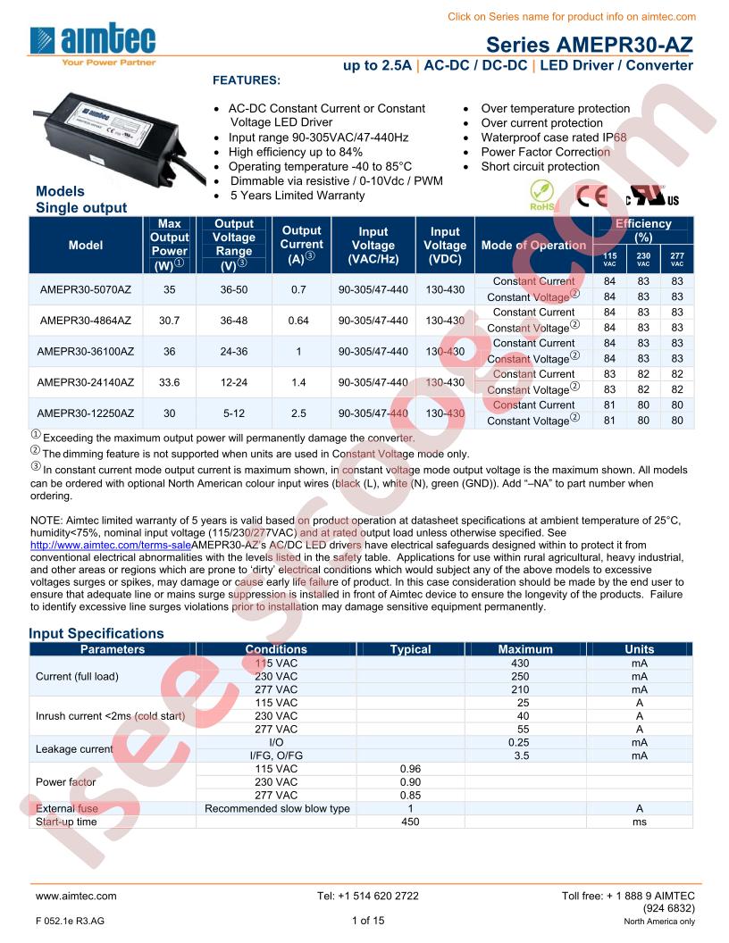 AMEPR30-5070AZ