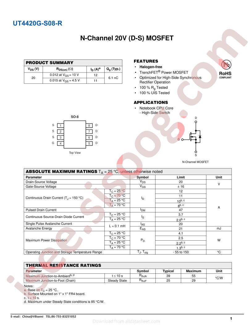 UT4420G-S08-R