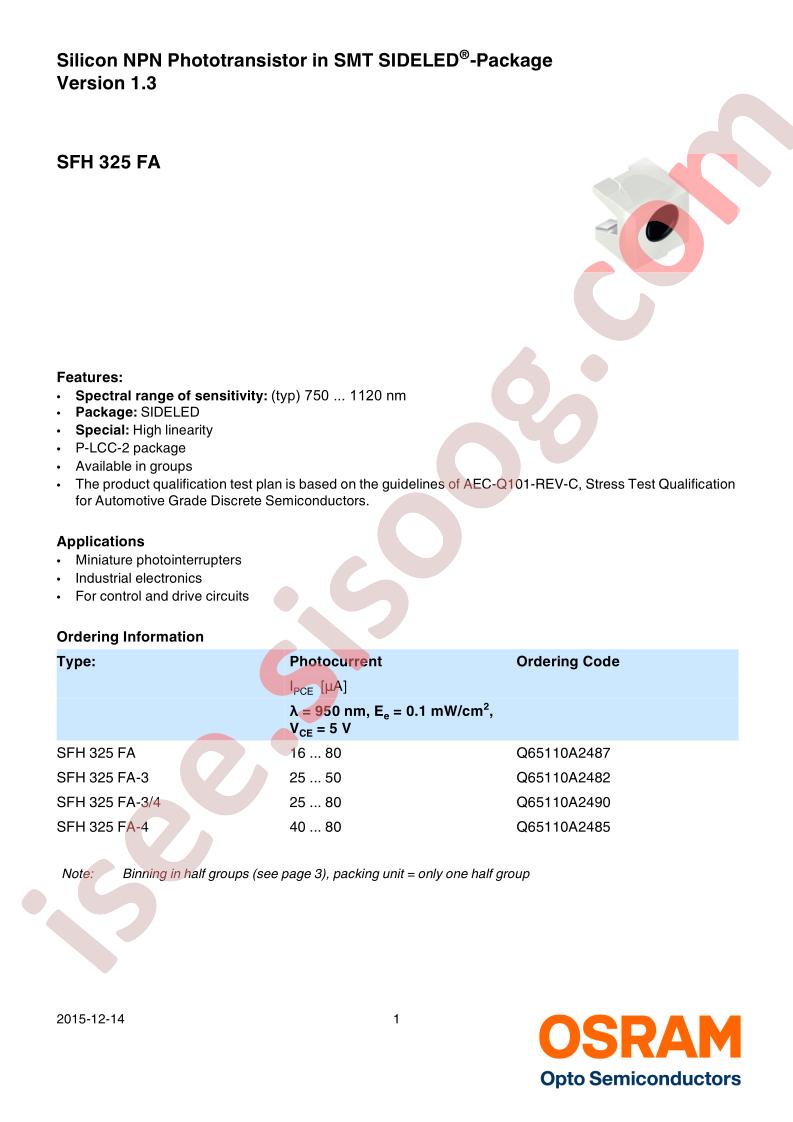 SFH-325-FA