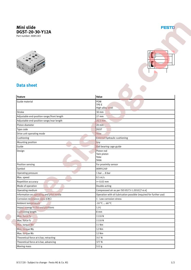 DGST-20-30-Y12A