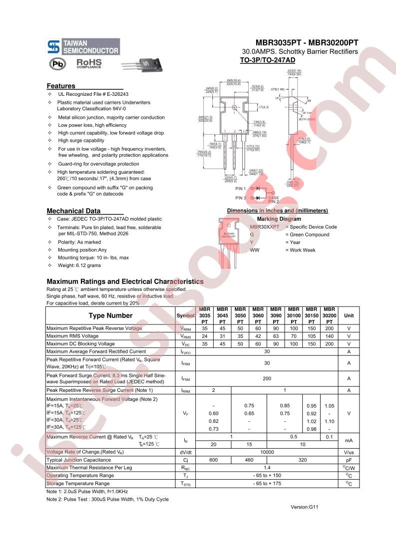 MBR30150PT