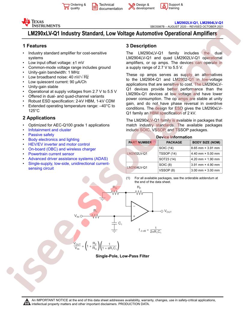 LM2902LV-Q1