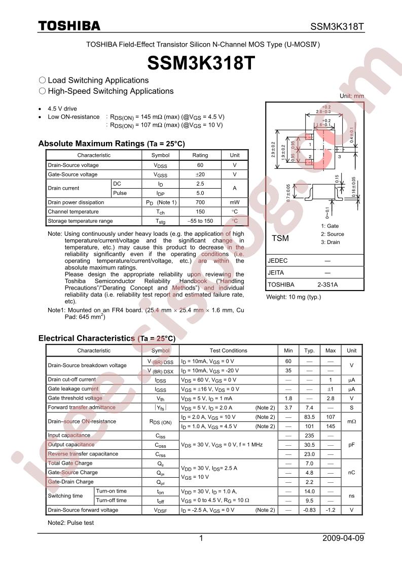 SSM3K318T