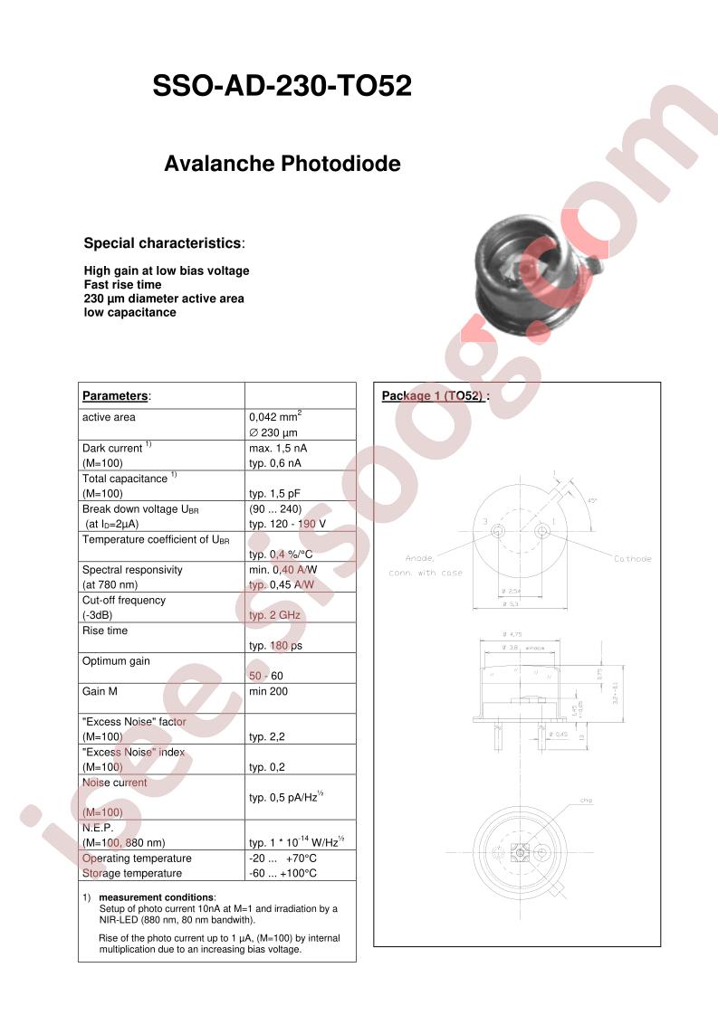 SSO-AD-230-TO52