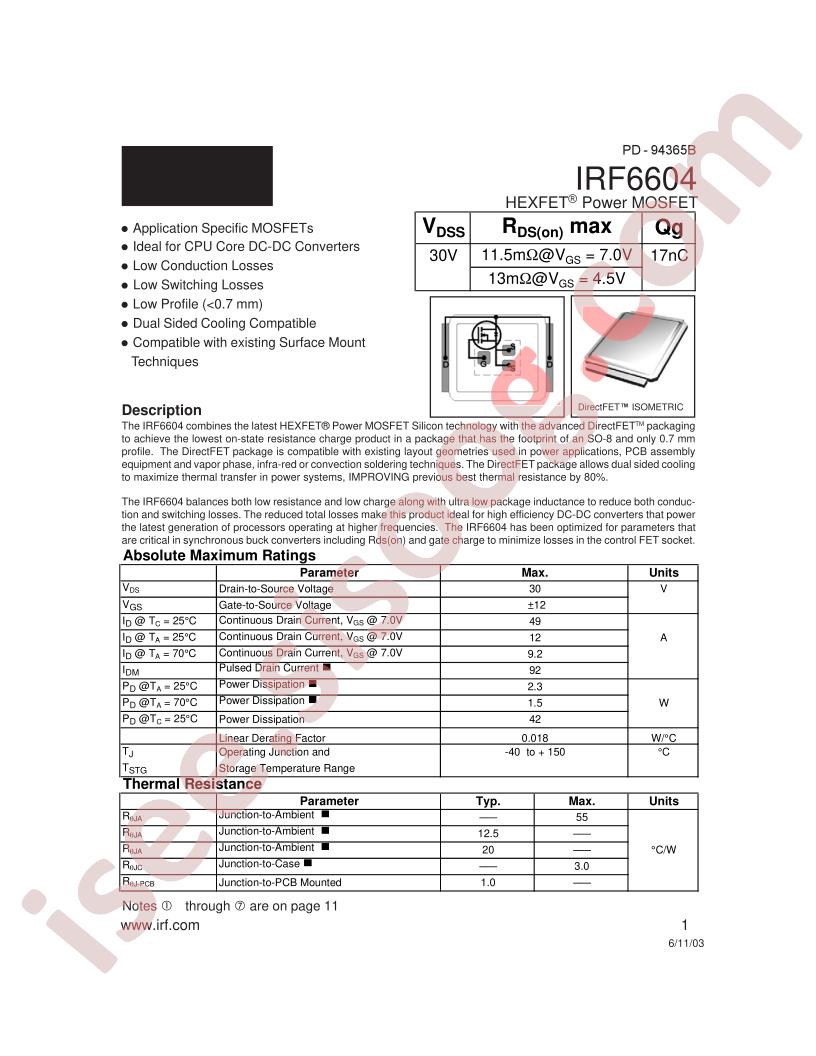 IRF6604